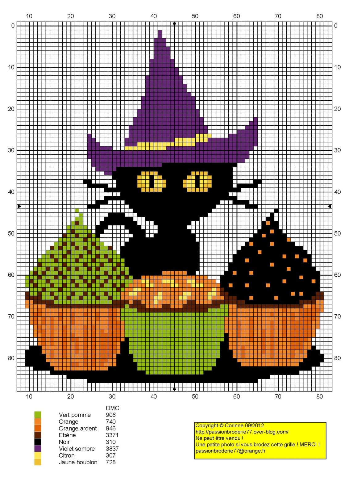 Halloween Tree Cross Stitch Pattern 72 Halloween Tree Cross Stitch Pattern 3